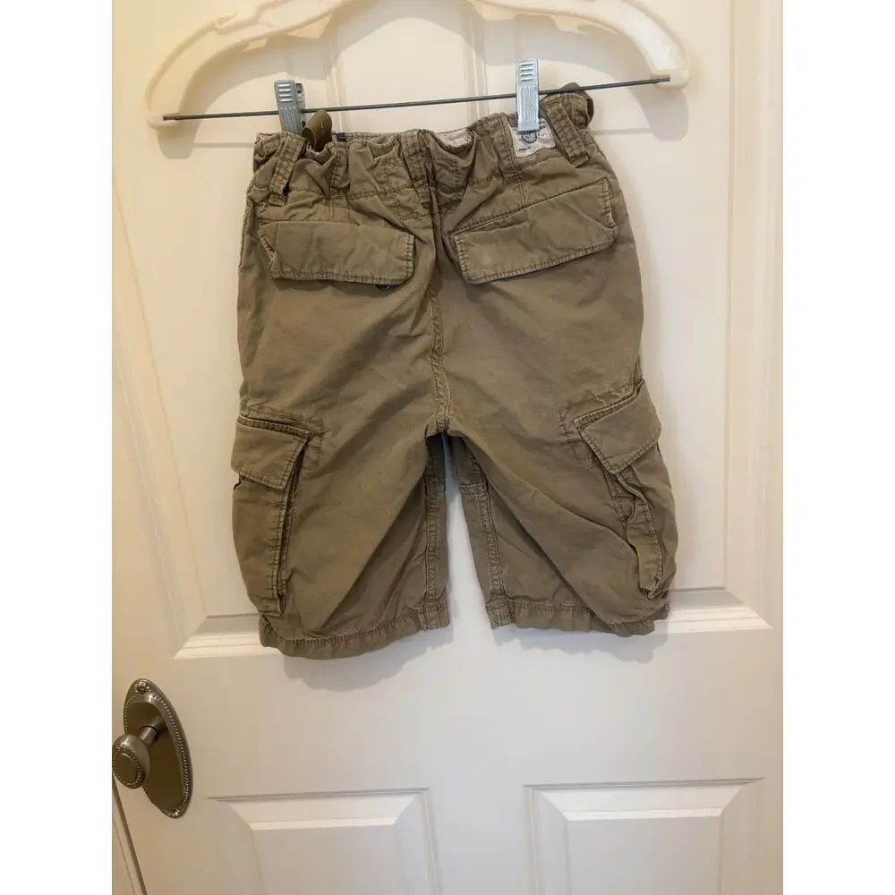 GAP KIDS Boy's Cargo Shorts size 8 reg Khaki Tan Adjustable
